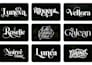 create custom lettering typography logo design